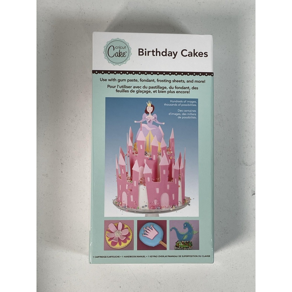 Cricut Cake Birthday Cakes Cartridge Overlay Handbook Font Icons Princess Shapes